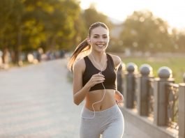 mujer corriendo